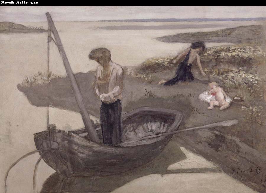 Pierre Puvis de Chavannes Poor fisherman